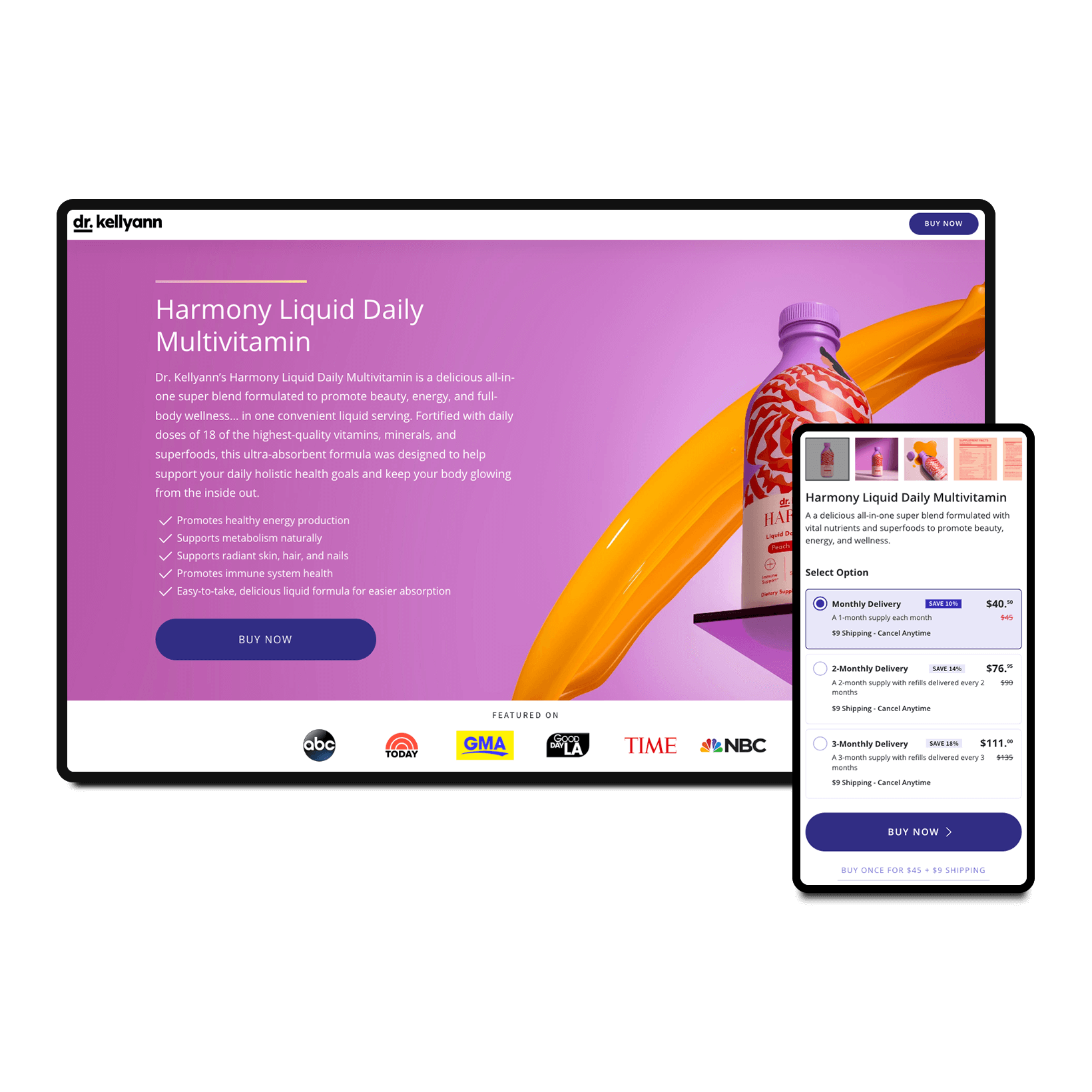 Dr. Kellyann Landing Page